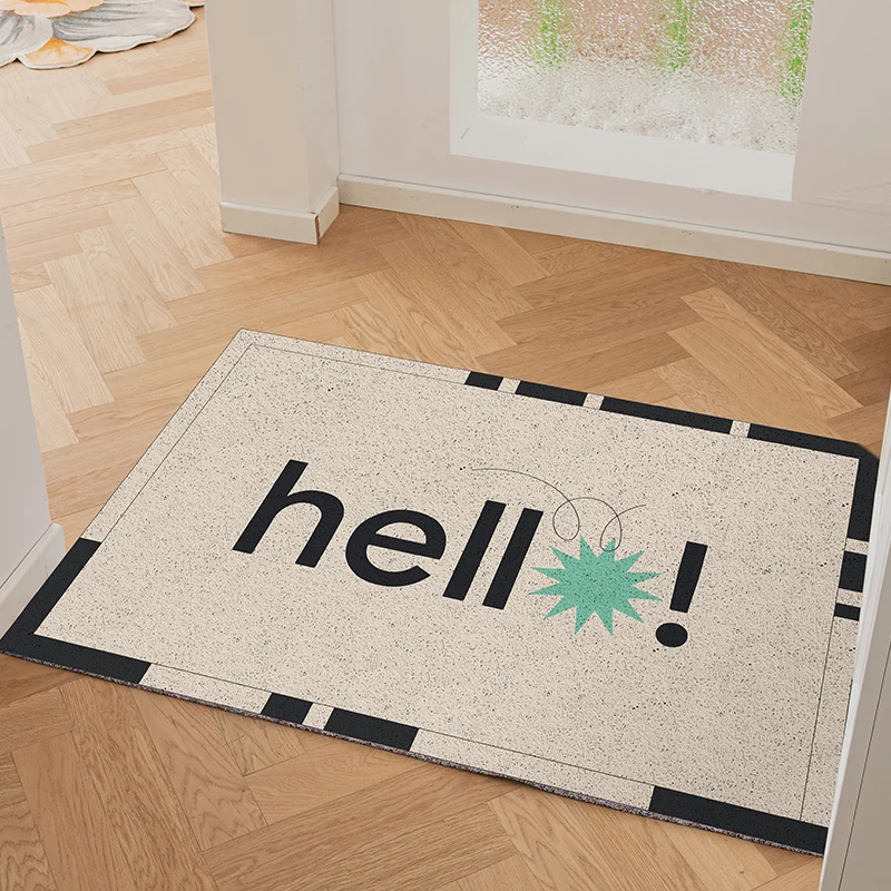 Hello zerbino per ingresso esterno antiscivolo assorbente resistente allo sporco ingresso tappeto lavabile tappeto a basso profilo tappeti per porte anteriori
