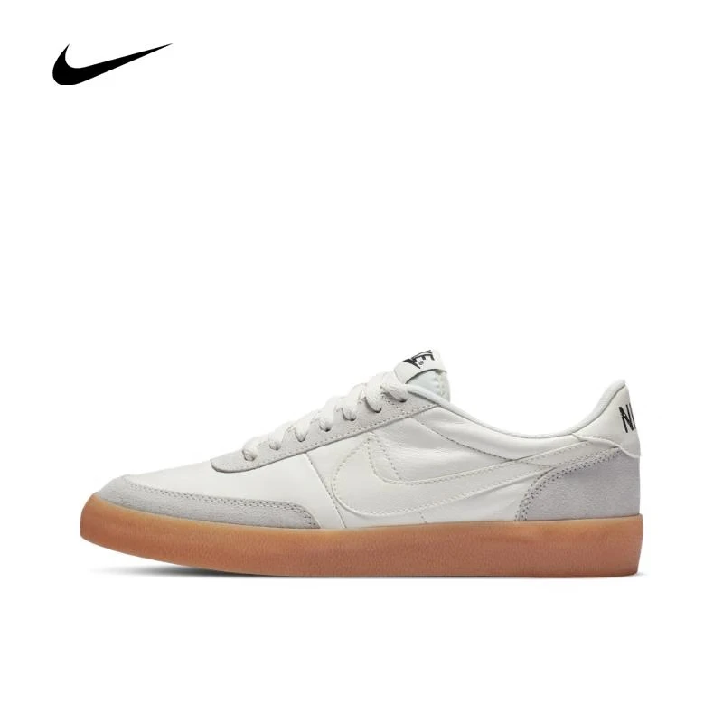 

Nike Killshot Leather suede anti slip lightweight low top board shoes white grey men and women Nike shoes