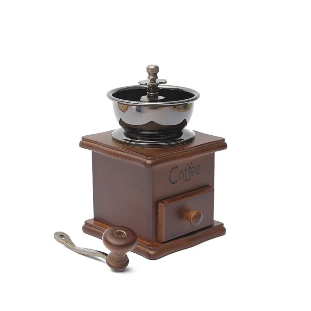 

Traditional Manual Coffee Mill Ceramic Blade Equipped Portable for Beans Spices Lightweight and Easy to Use