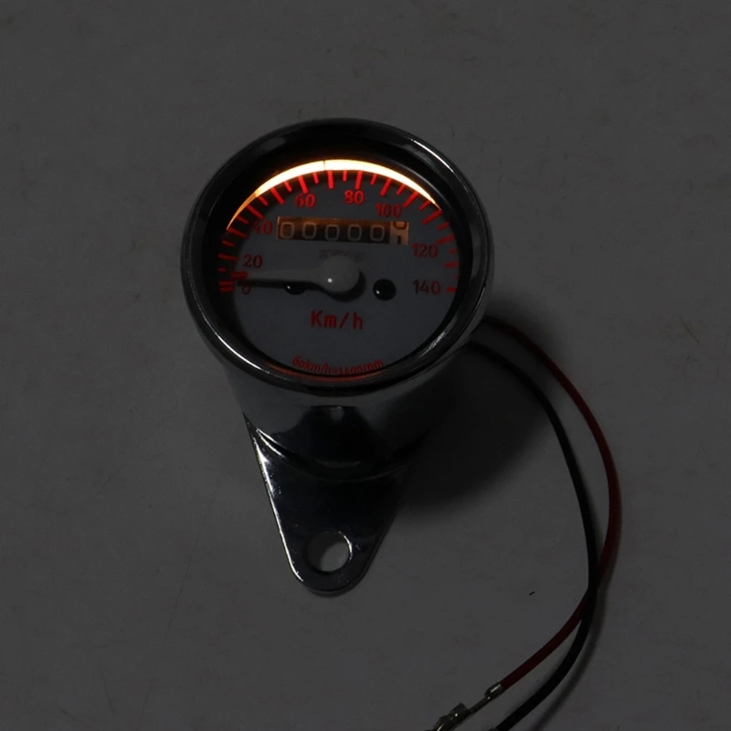 LED Motorcycle Speedometer Odometer Double Gauge Backlit Counter for Scooters