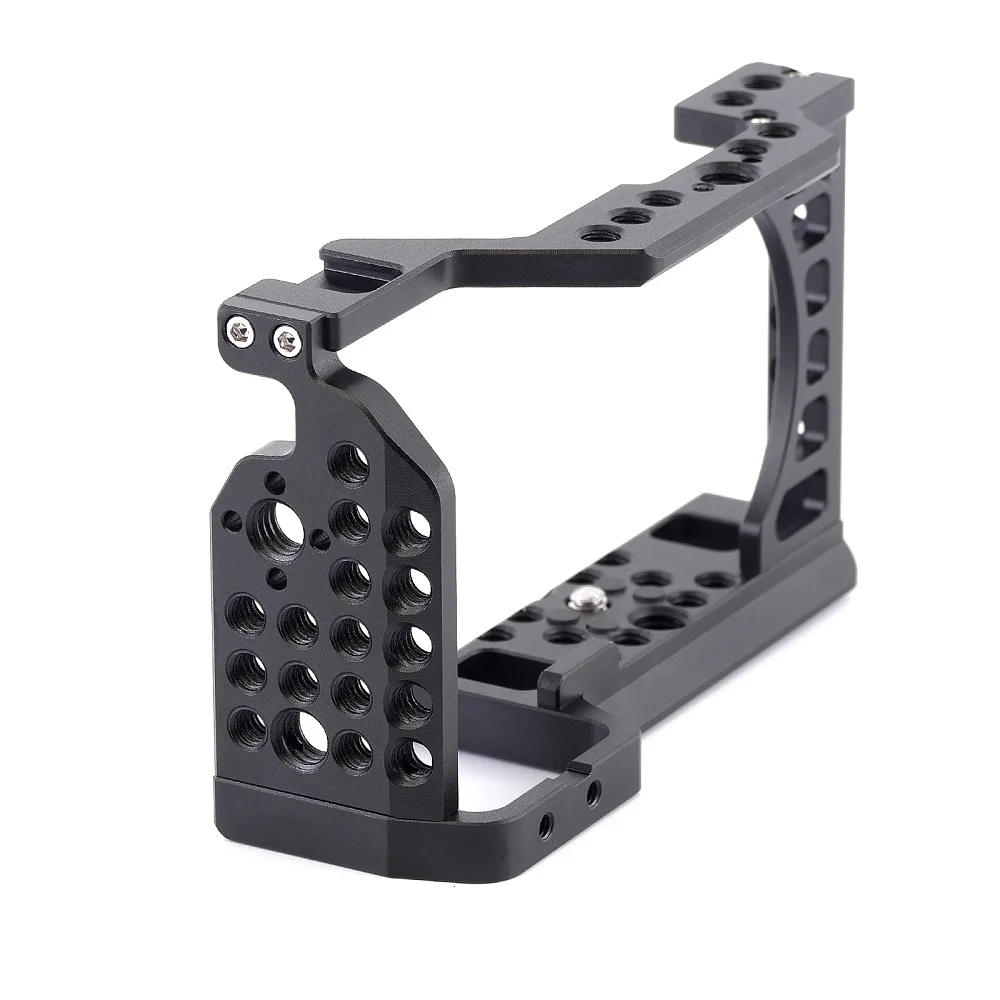Mcoplus Camera Cage Stabilizer for Sony A6300 A6400 A6100 A6500 A6000 with 1/4 & 3/8 Thread and Cold Shoe