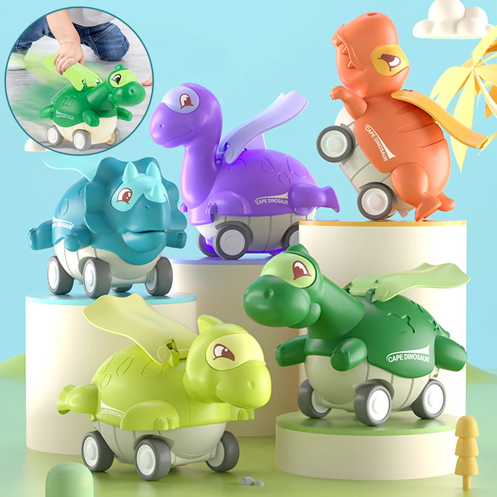 Juguete de coche de dinosaurio con capa para niños, juego interactivo para padres e hijos, niños y niñas pequeños