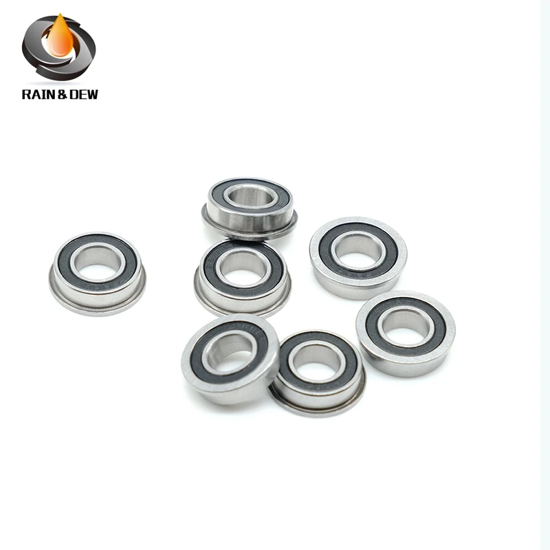 

F688RS Bearing 8*16*5 mm ABEC-7 10 Pcs, F688-2RS Flange Ball Bearings For VORON 0 Motion, Use In A/B Drive Units Idlers XY Joint