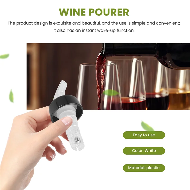 Verseur de bouteille mesuré automatique de 1Oz, 4 pièces, verseur de mesure d'esprit, distributeur de boissons, vin, Cocktail, outils de Bar à domicile-AT64