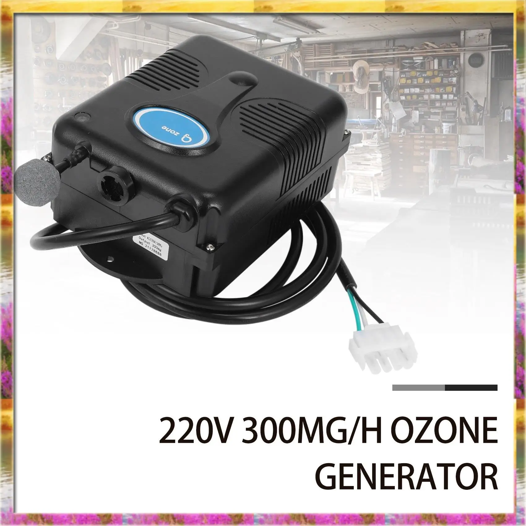 Aug. 220V 300Mg/H Ozone Generator Bathtub Shower SPA Swimming Pool Ozonizer Tub Pool Water Purifier Replacement Device Kit Valve