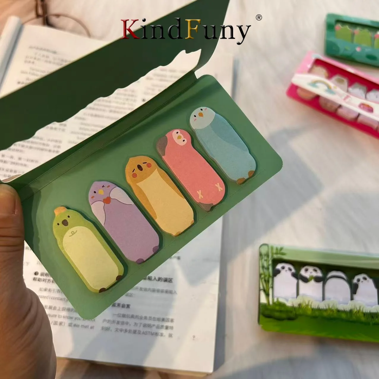 Stiker Memo Pad Kertas Tempel Seri Hewan Lucu Kartun DIY, Catatan Tempel, Notepad, Perlengkapan Sekolah & Kantor, Alat Tulis