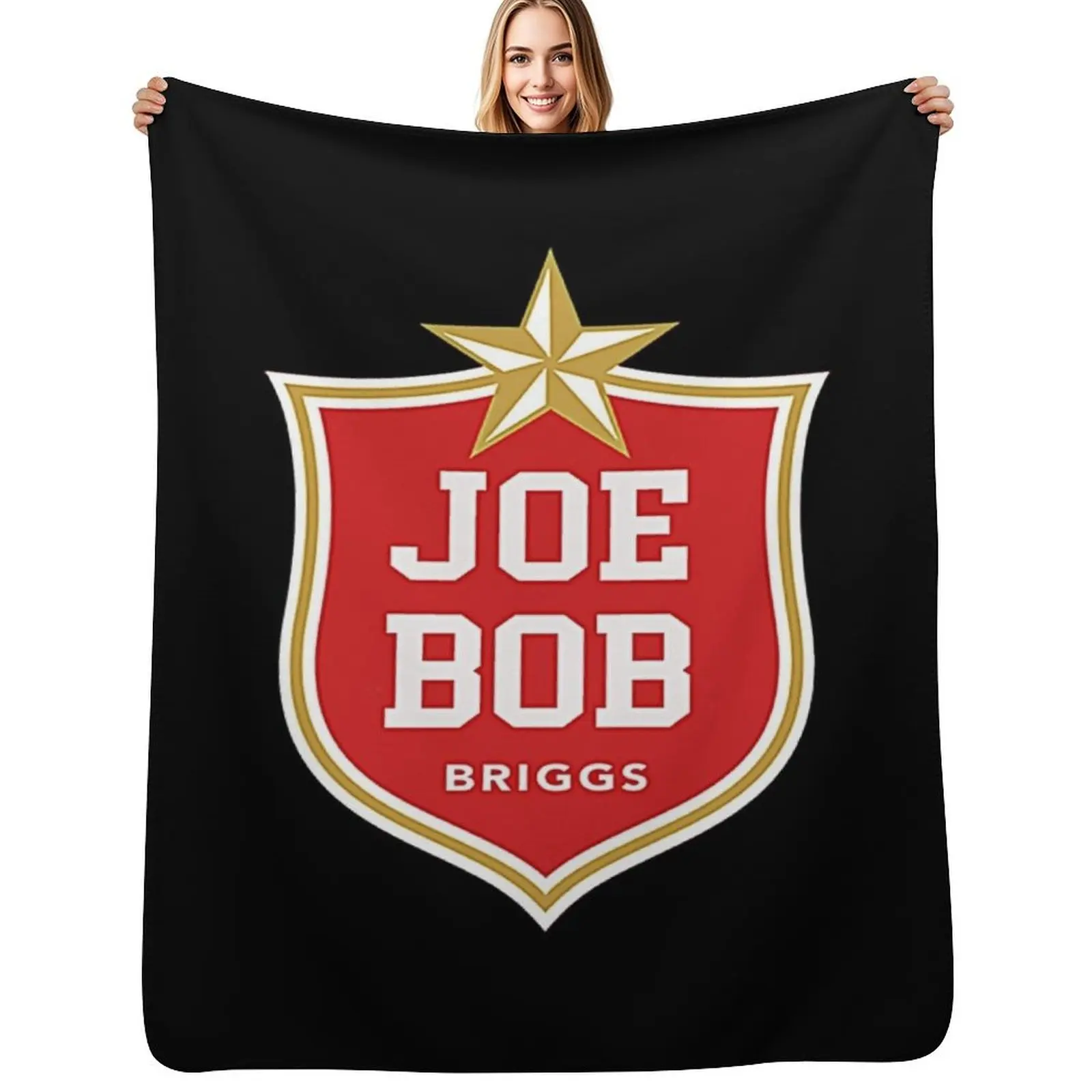 Joe Bob Lone Star Drive-In T-Shirt Throw Blanket Cozy Light Blanket for Travel Camping Picnic