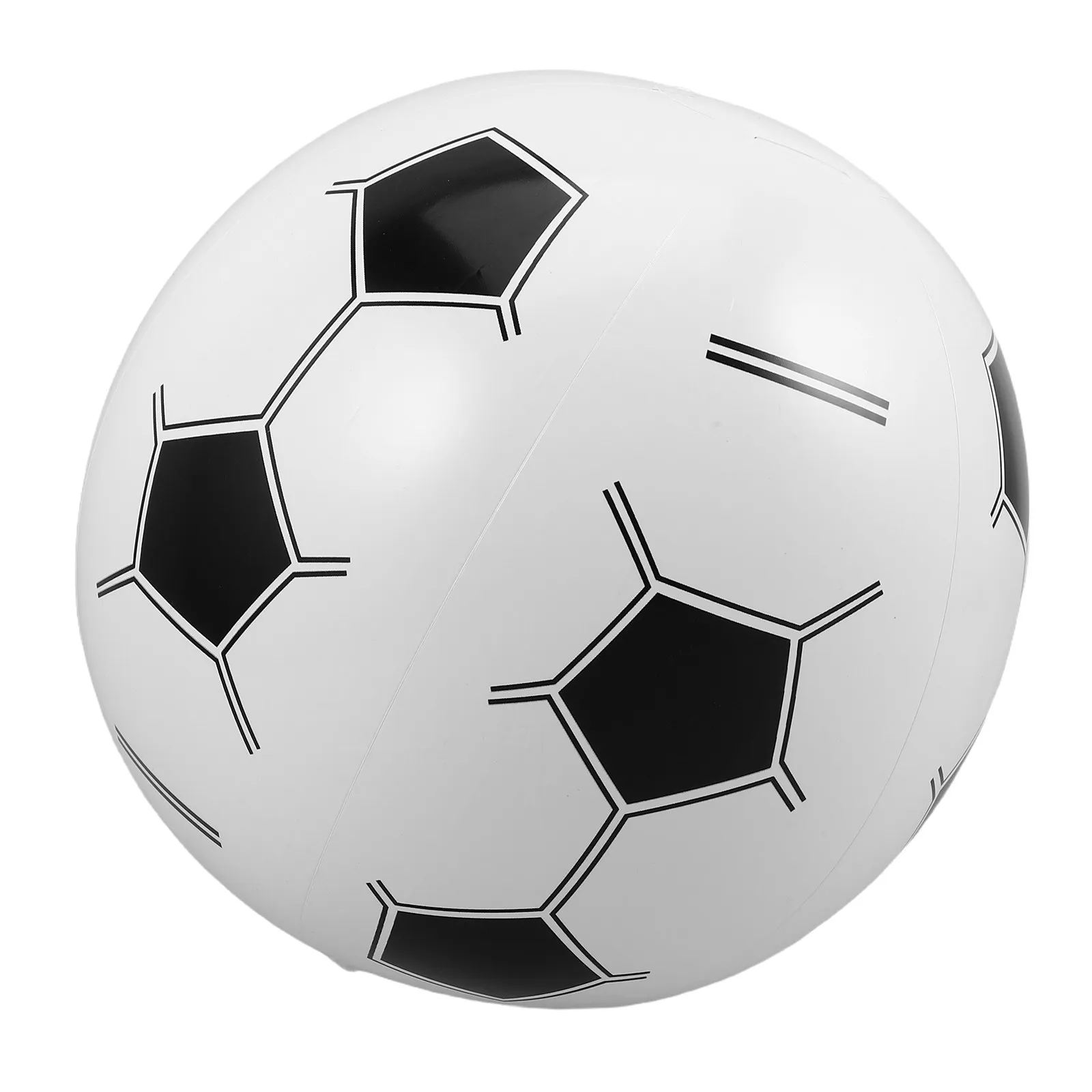1Pair Inflatable Soccer Ball Design Outdoor Summer Pool Beach Grass Interactive Floating Kicking Game Reusable Balloons
