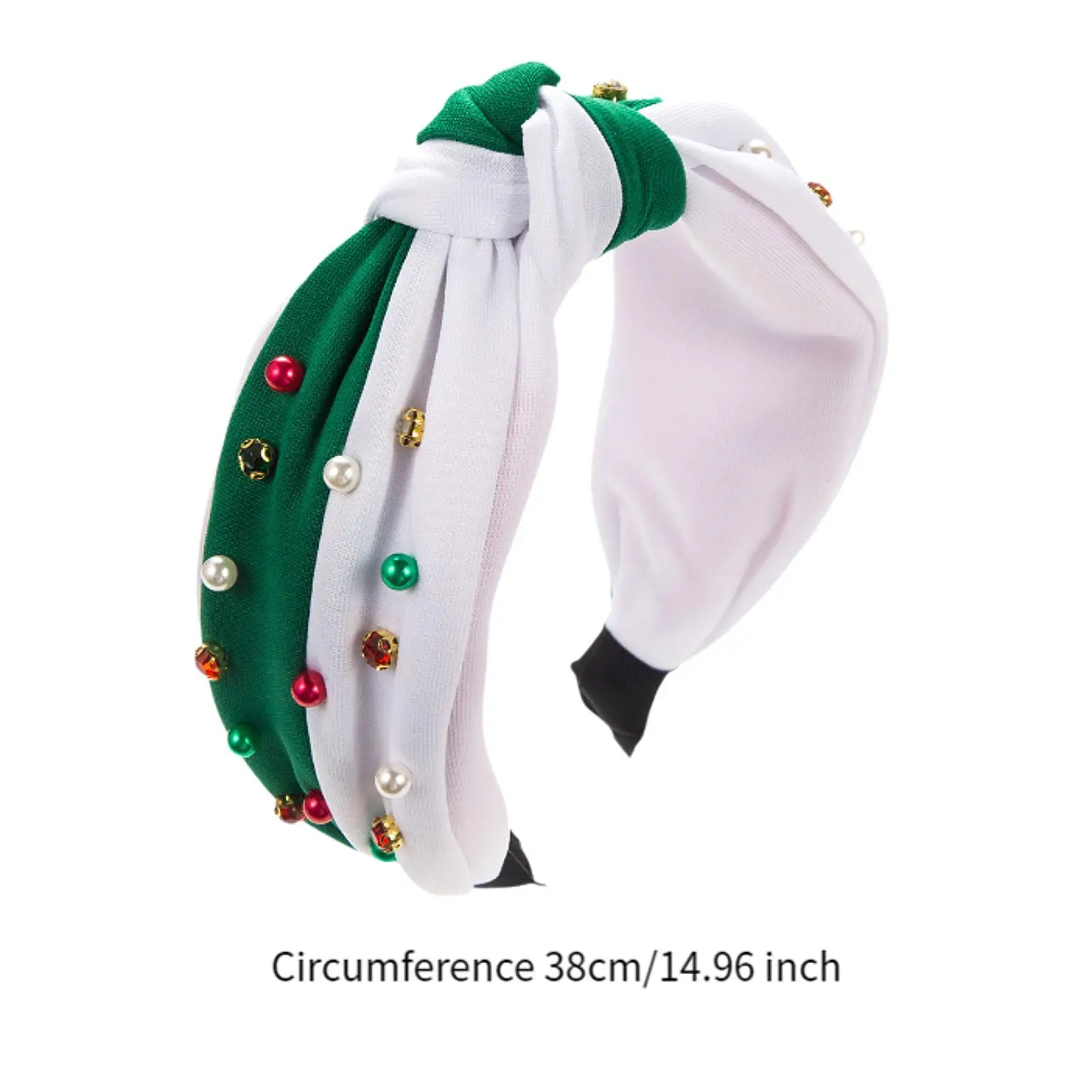 Chapéu de natal elegante vermelho verde festivo roupas largas foto feriado natal hairband para senhoras mulheres adultos meninas