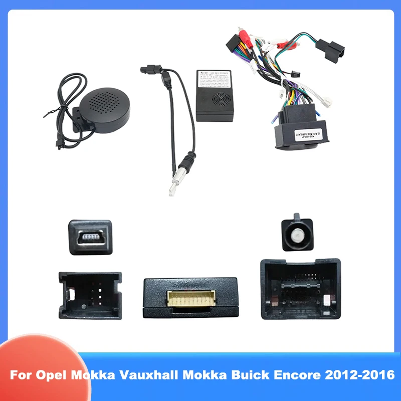 16PIN Car Stereo Power Cord Cable Canbus For Opel Mokka Vauxhall Mokka Buick Encore 2012-2016 Android Radio