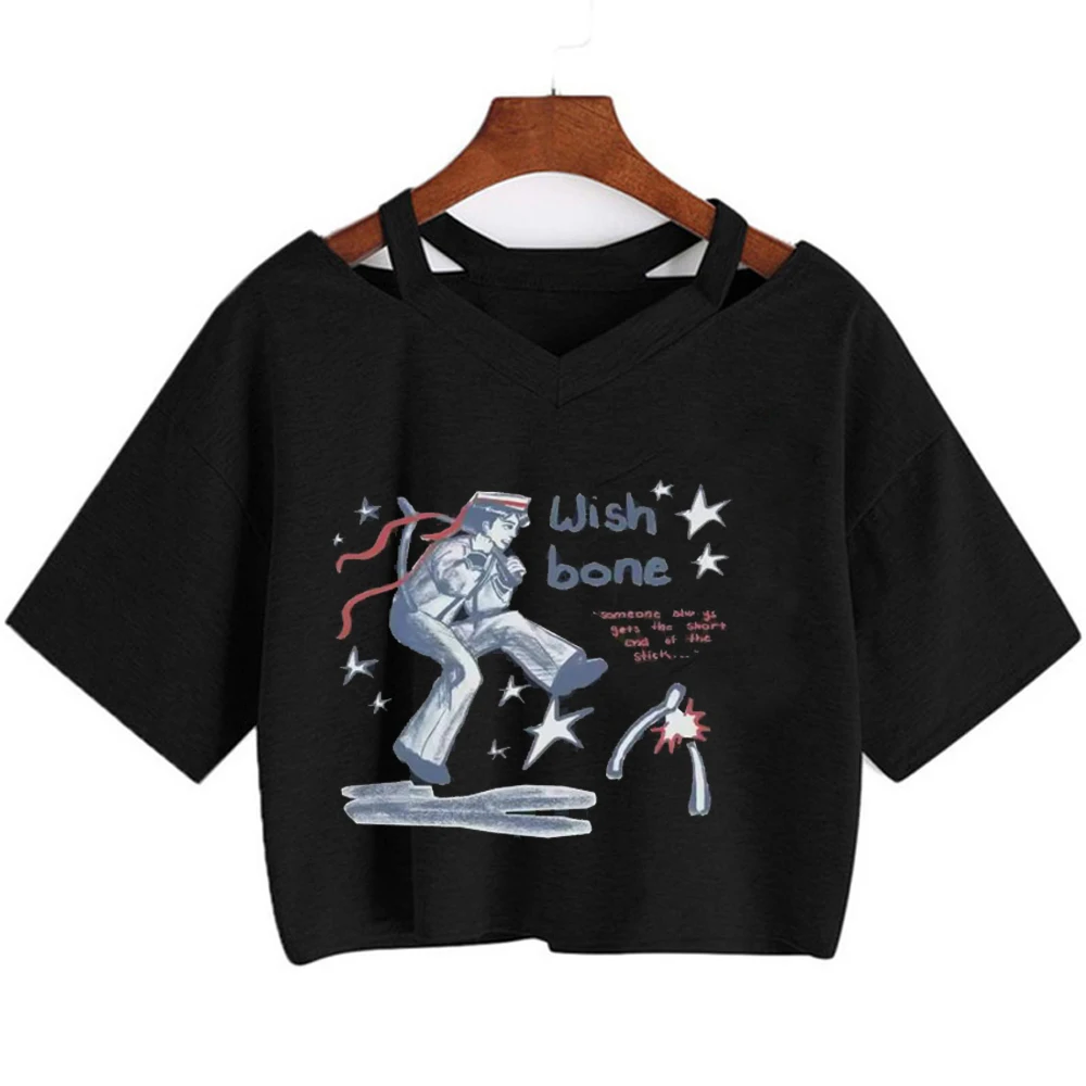 Conan Gray cropped top female jojifuku gothic cutecore gyaru clearance sales t-shirt kawaii jojifuku scene  party cheap