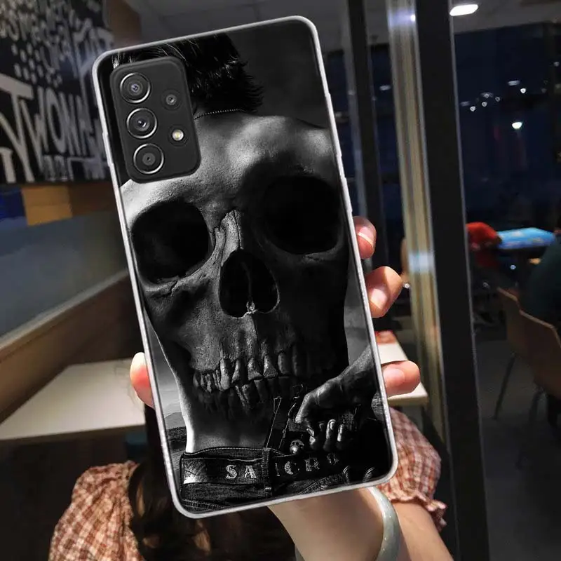 Fashion Sons of Anarchy Phone Case For Galaxy Samsung A02S A03S A04S A05S S8 A15 A25 A35 A55 A9 A8 A7 A6 J8 J6 J4 Plus S7 S10 Li