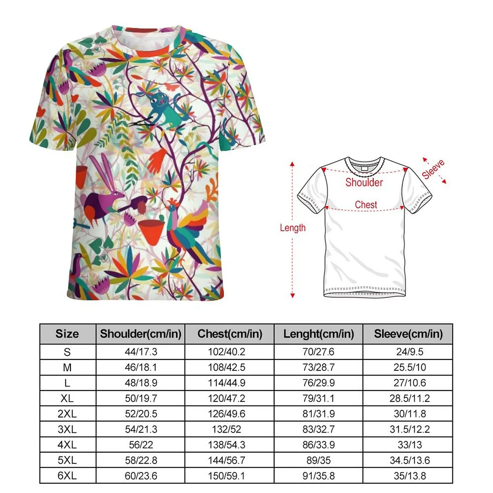 Colorful Leaves Print T Shirt Gardeners Friends Harajuku T-Shirts Man Kawaii Tee Shirt Beach Short Sleeve Design Tops Plus Size