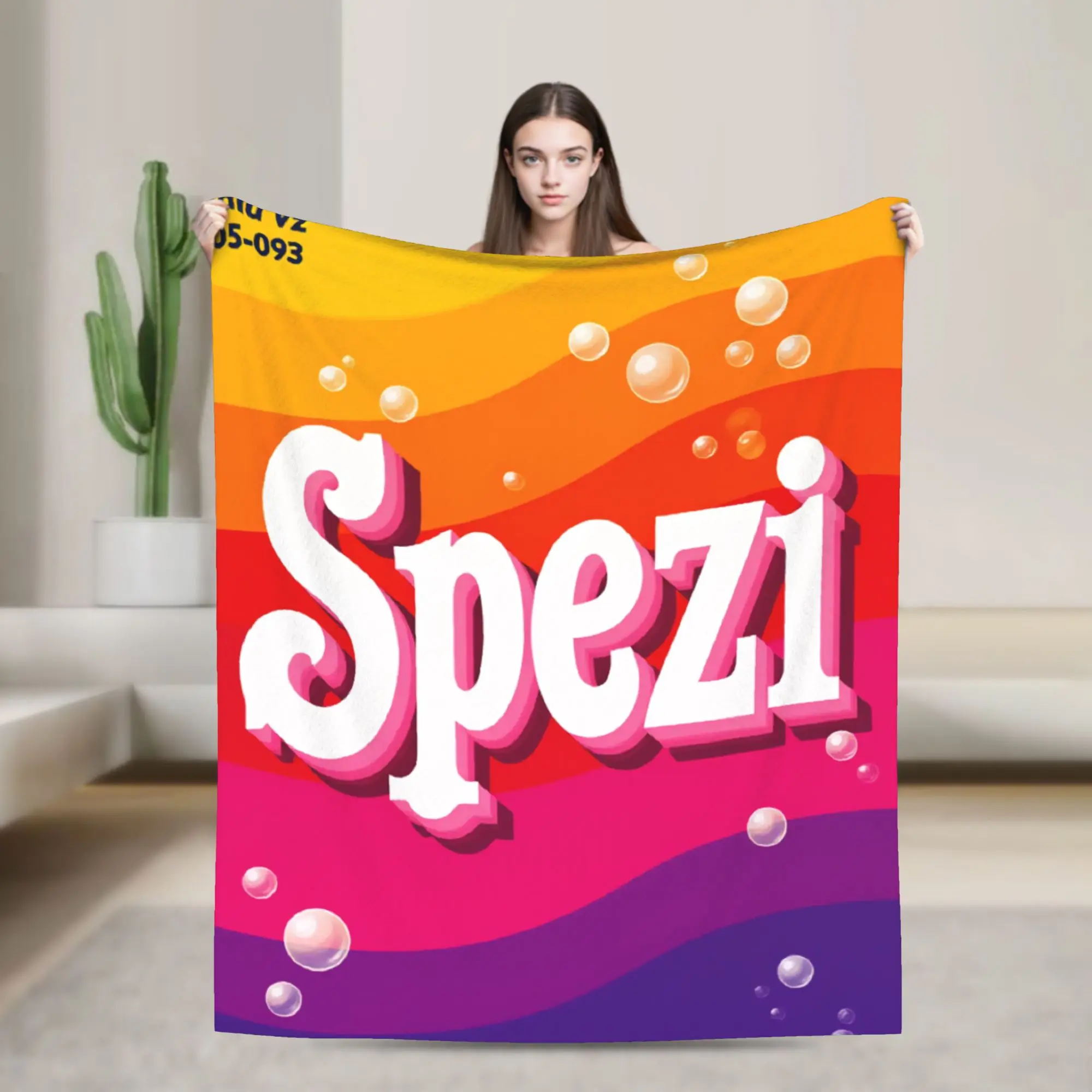 Blanket Soft Novelty Plush Throw Blanket Paulaner S-spezi For Bedroom Airplane Travel Flannel Bedspread Bed Cover