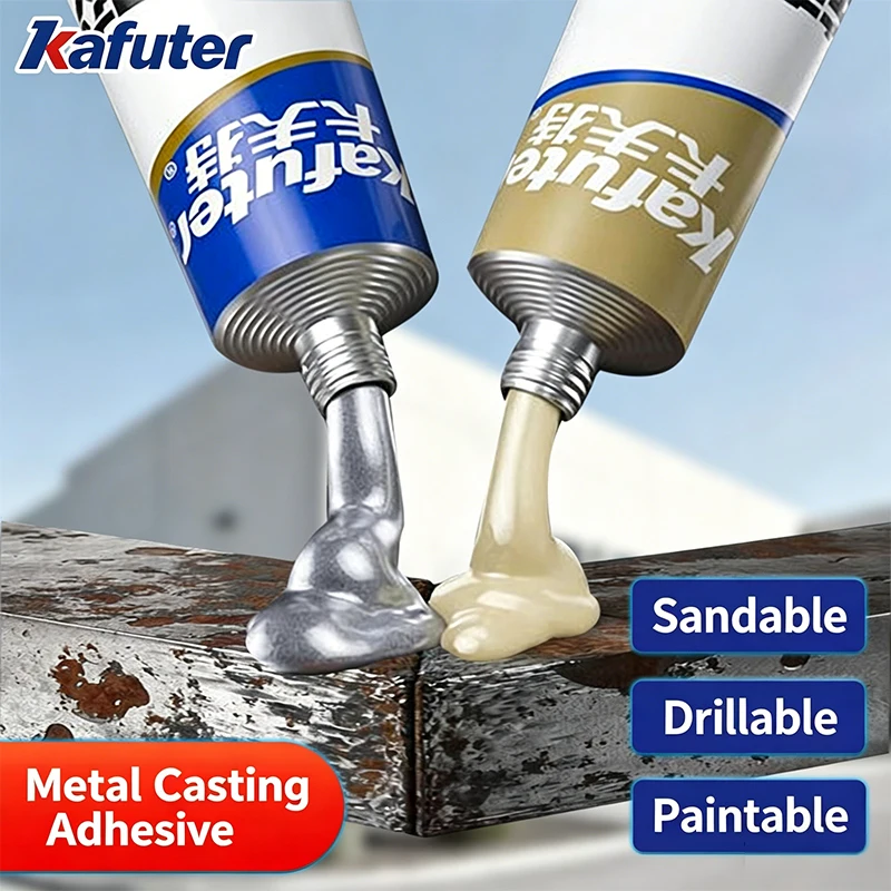 

Kafuter A+B Metal Repairing Adhesive Super Glue Iron Steel Auto Radiator Water Tank Special leakage Plugging Welding Glue