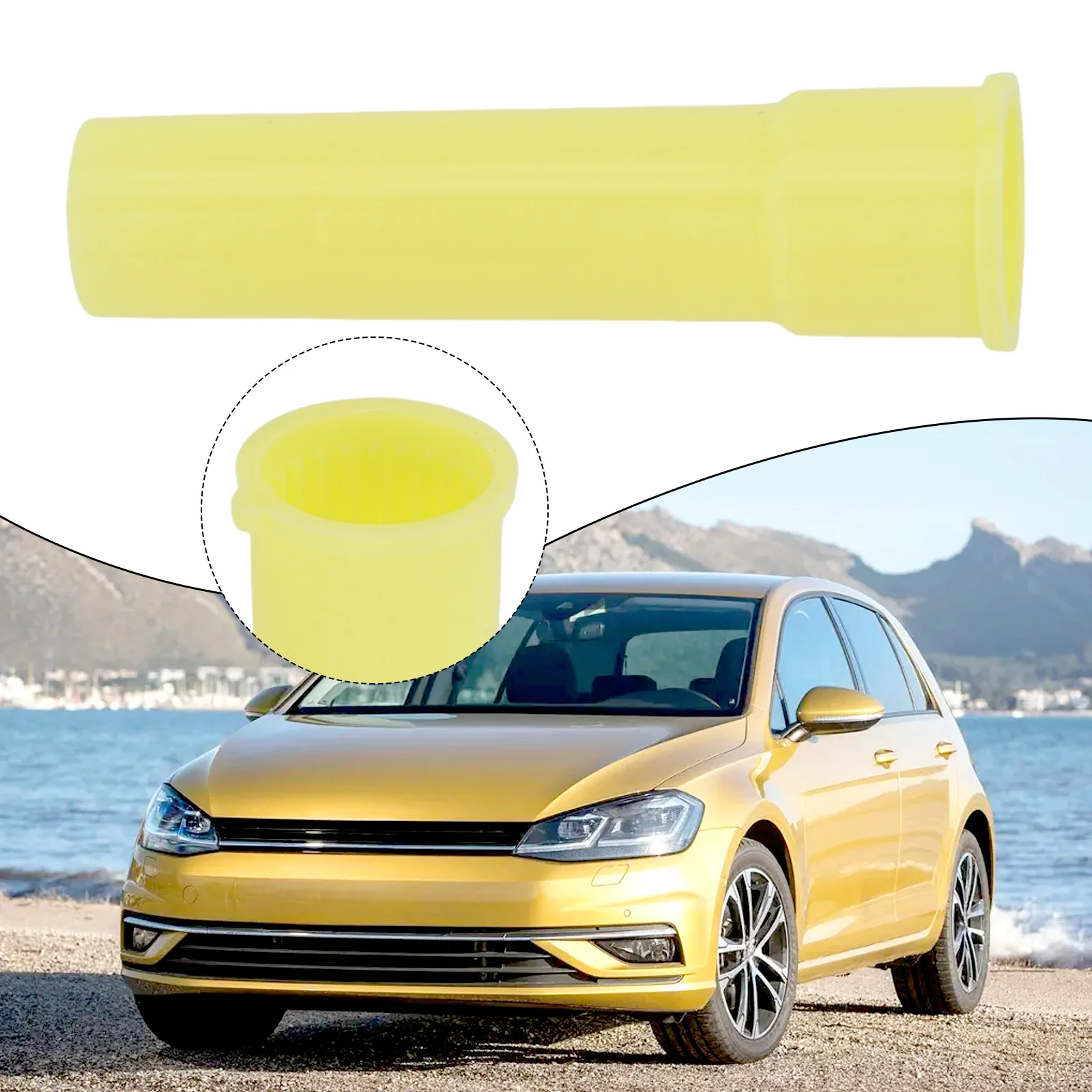 

1pcs Car Engine Oil Dipstick Tube Guide For Transporter For T5 Mk5 2003-10 Engine Oil Dipstick Tube Guide 070115629KG Parts