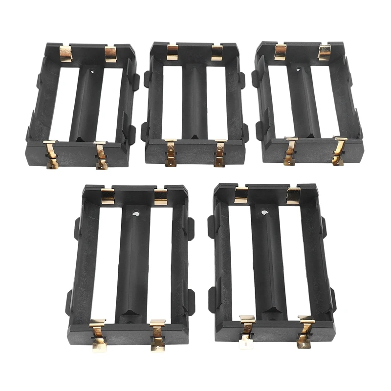 5Pcs/Lot 2 X 26650 Battery Holder SMD With Bronze Pins 26650 Battery Storage Box TBH-26650-2C-SMT