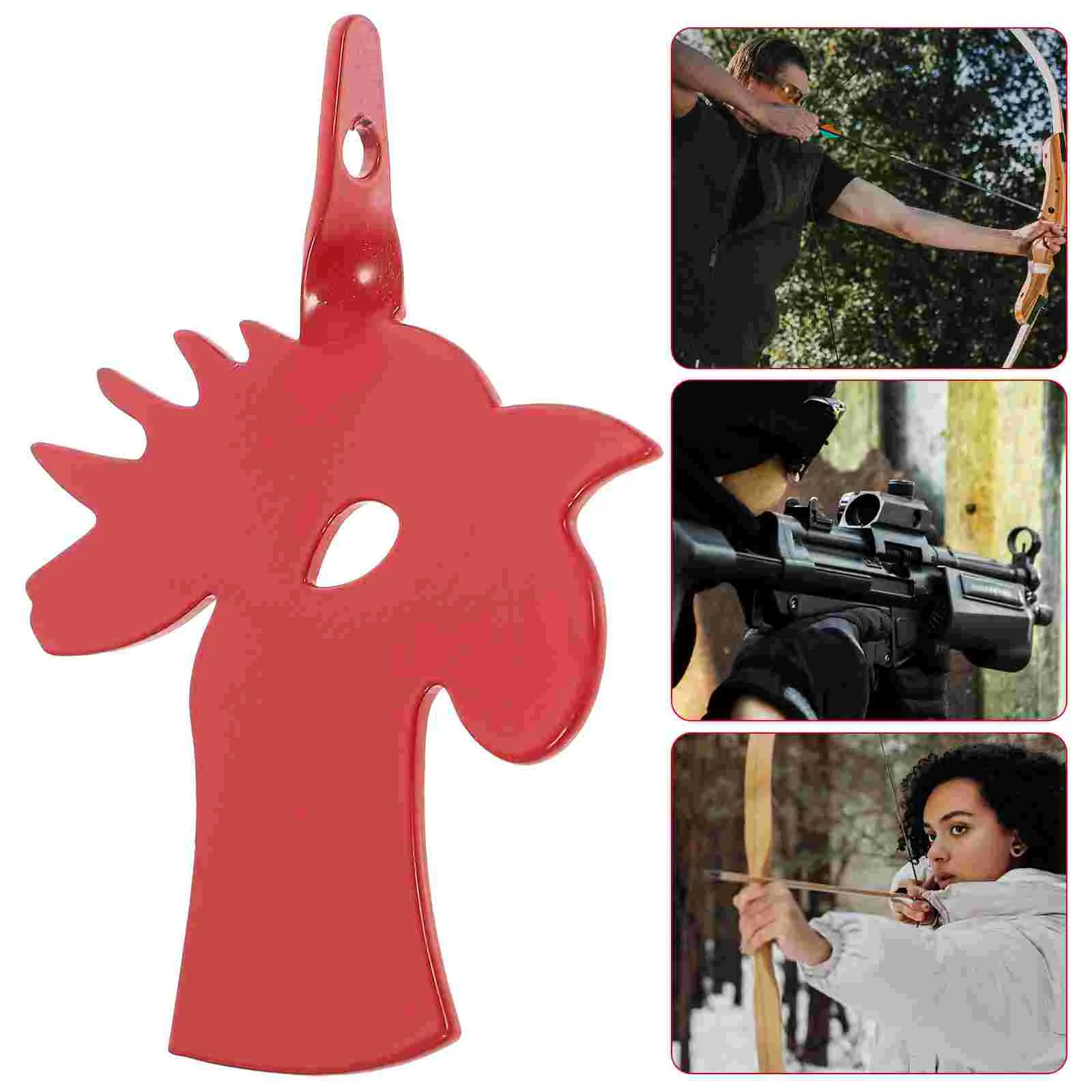 

Shooting Training Target Slingshot Portable Metal Iron Hanging Targets Multipurpose Tree Multi-purpose Exercise Child