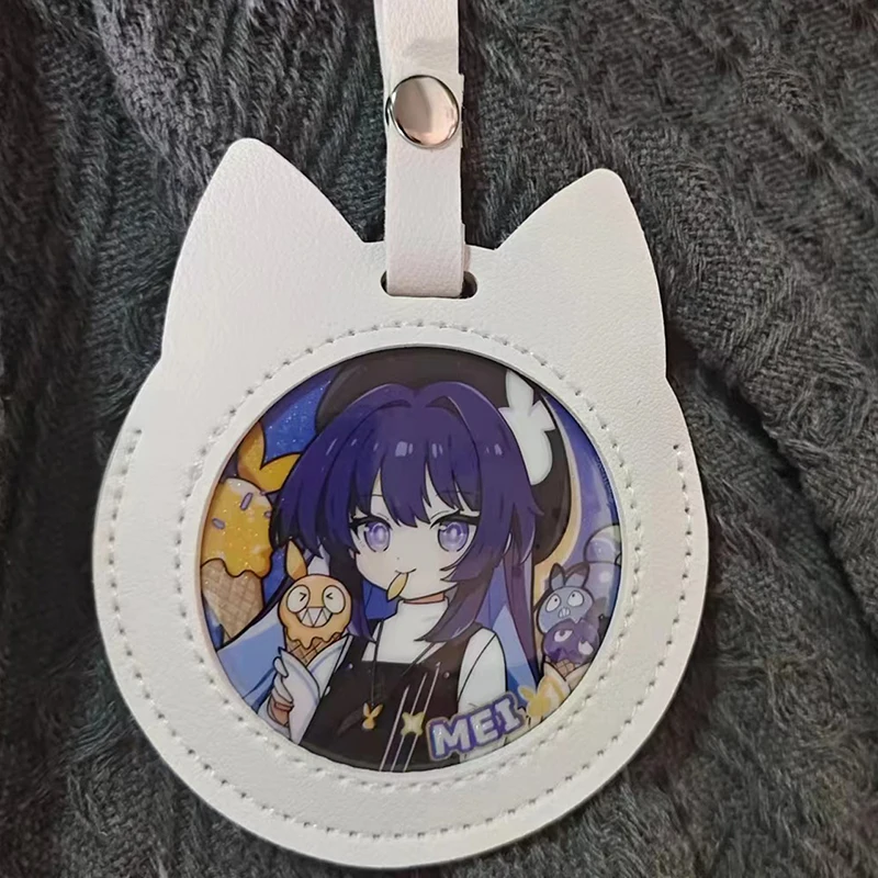 Transparent Card Holder Cute Badge Storage Cover Photocard Holder Protection Idol Card Storage Bag Pendant Student Stationery