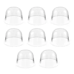 8-20pcs Plastic Hat Stands Hat Package Support Hat Display Holders Dome Hat Shape Protector Holder PVC Hat Display For Home Shop