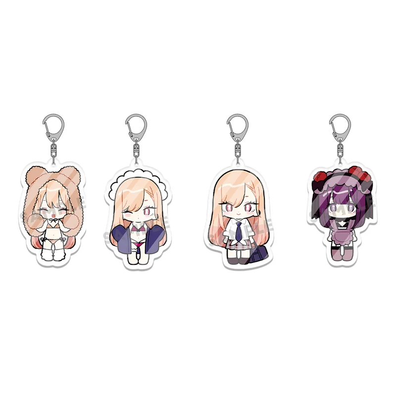 Neues Design Anime Girls Marin Kitagawa All Cosplay SD Niedlicher Kawaii Acryl Schlüsselanhänger Schlüsselanhänger Gurt Figur Hängezubehör – Detail 3