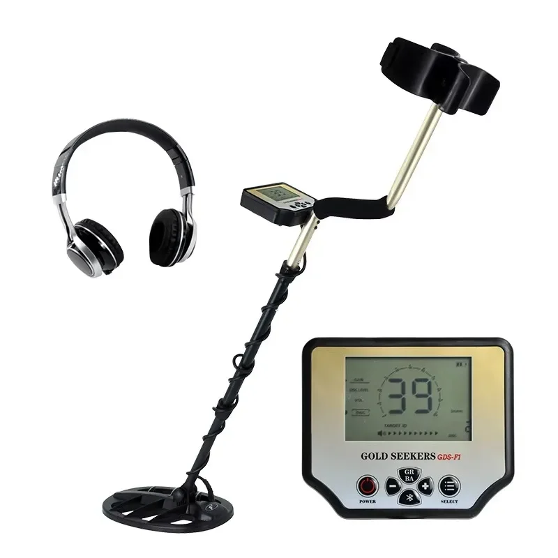 

GDS-F1 High Precision Portable Metal Detector for Outdoor Treasure Hunting Waterproof Industrial Object Finder High for Station