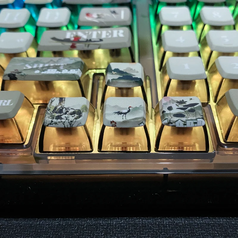 Pudding keycap PBT sublimation transparente