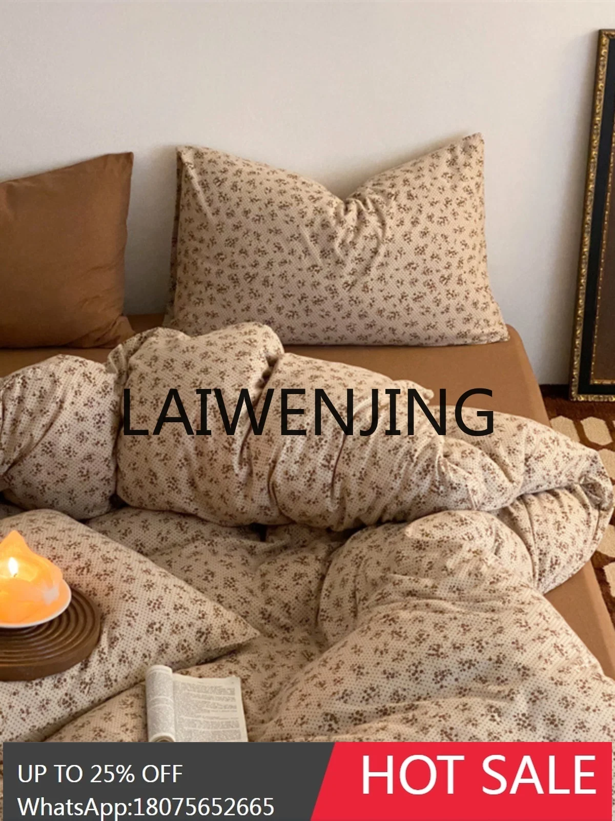 Four-Piece Cotton 2024 New Light Luxury High-Grade Bed Sheet Quilt Cover Knitted Cotton Skin-Friendly Bedding