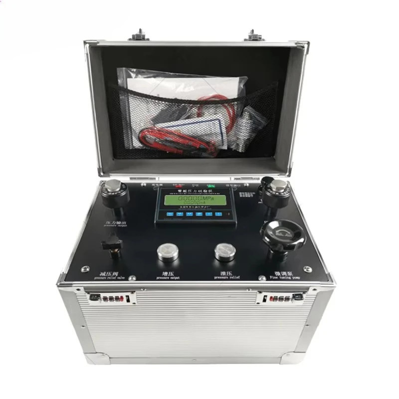 NM-405 Portable Smart Electric Pressure Calibrator High Accuracy 0.05 -95 ~ 6Mpa Aluminium SS for Pressure Gauges