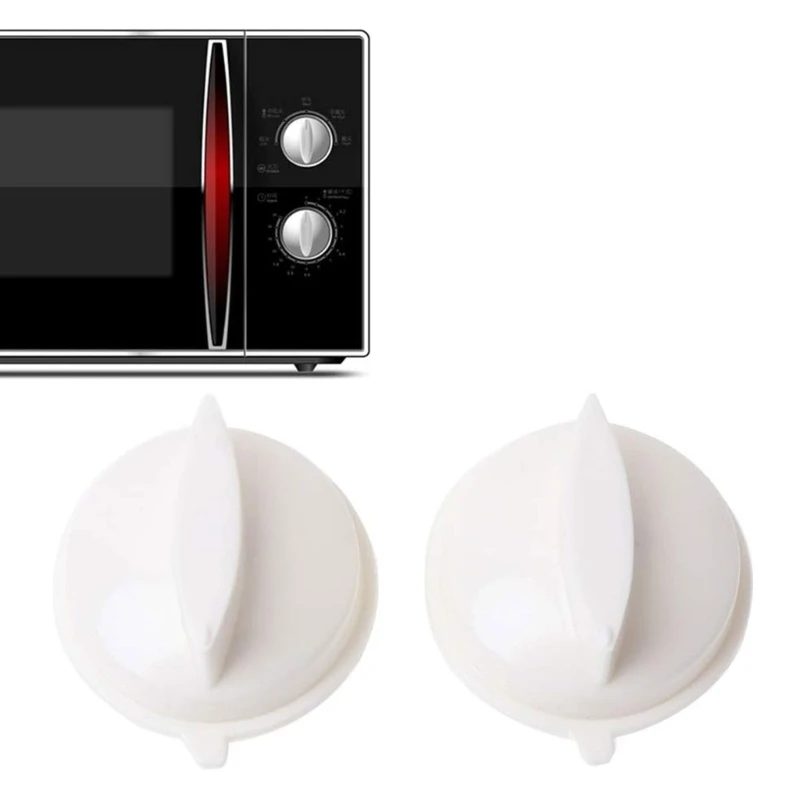 10PCS Replacement Plastic Knob Microwave Knob Assembly Timer Knobs Kitchen Appliances Knob Suitable for Microwave