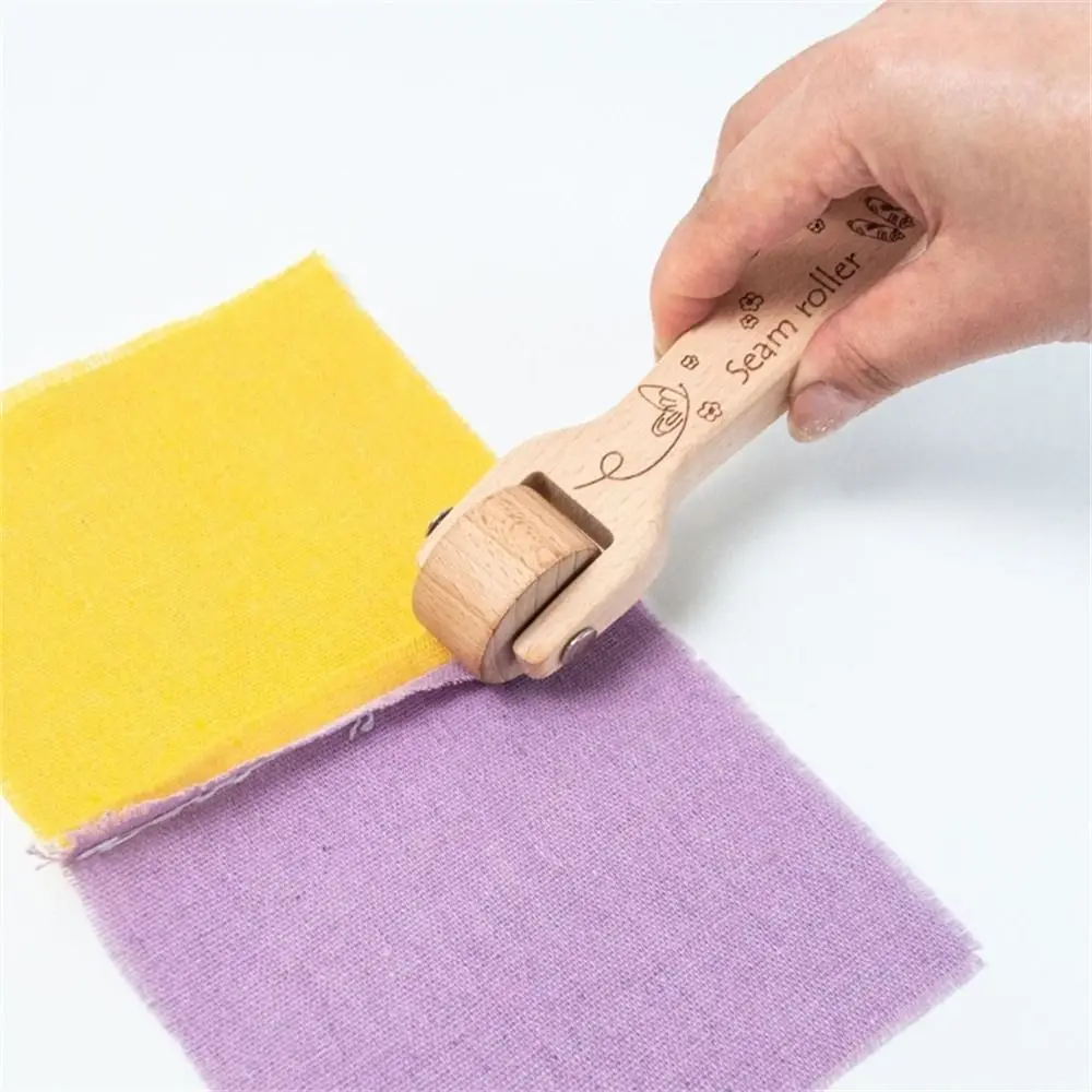 Neue Tapete Für Quilten Nähen Drücken Rad Buche-Holz Presse Quilten Werkzeug Tapete Roller Roller Rolle Naht Roller