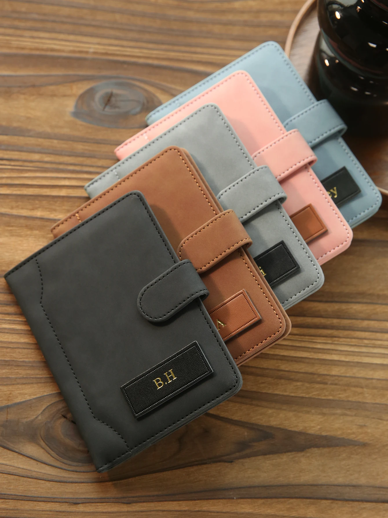 Personalized Name Passport Holder Custom Suede Matte Texture Faux Leather Passport Bag Handmade Travel Accessories Custom Gift