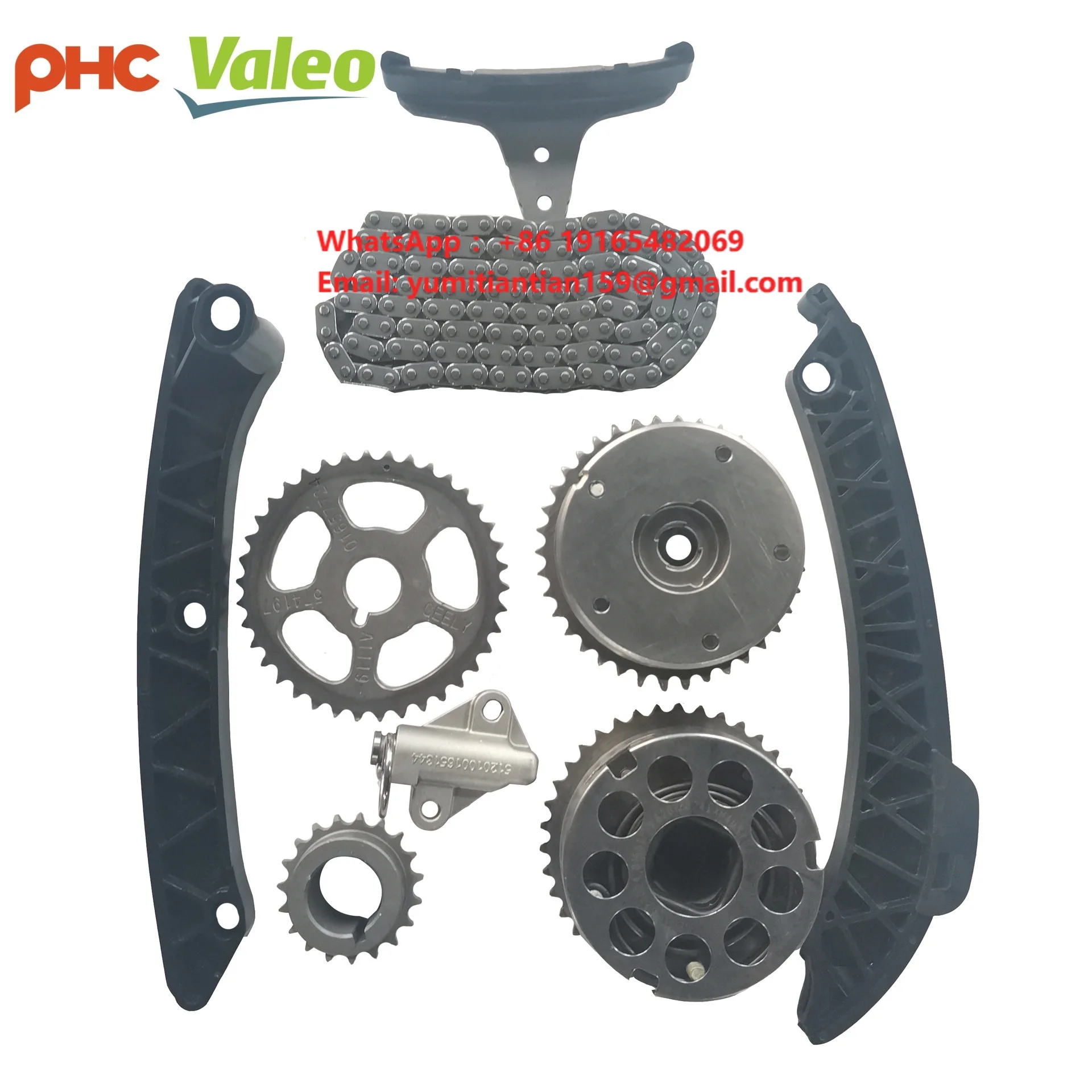 Geely Engine Timing Chain Kit with Cylinder Head Gaskets