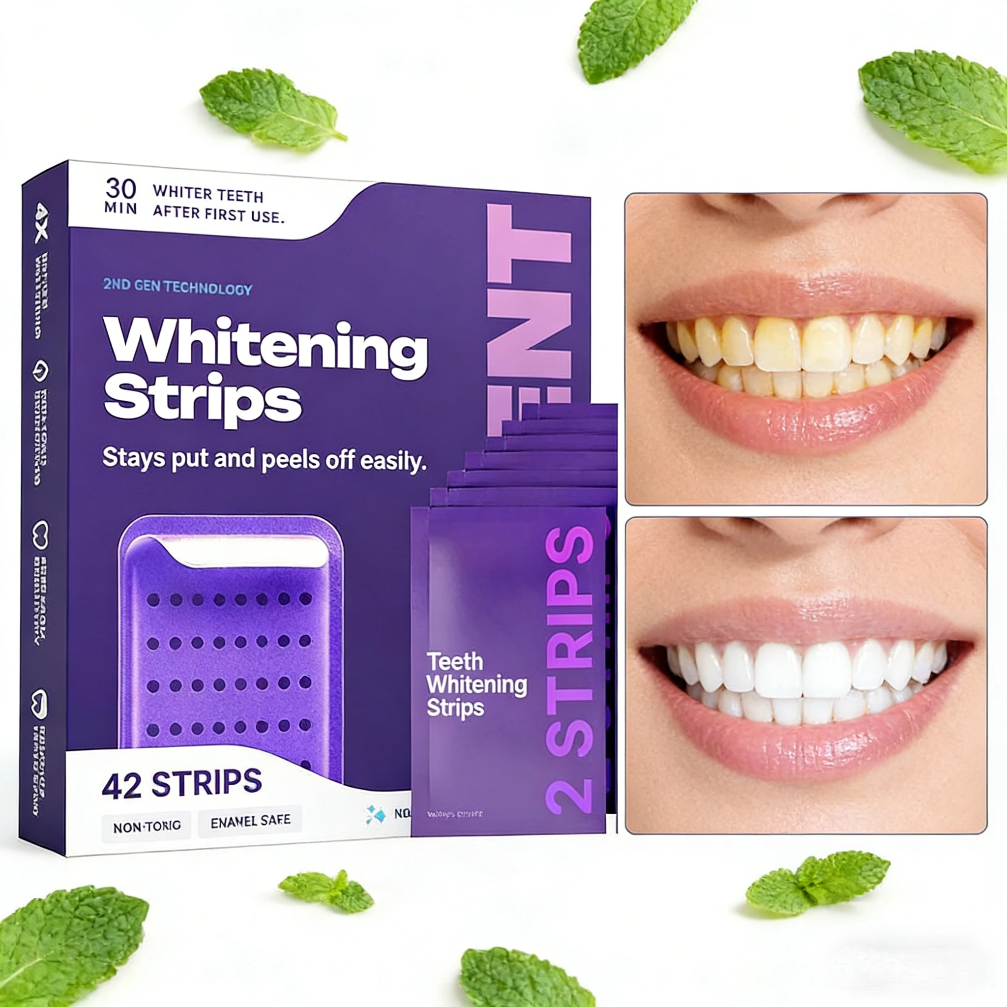 Strisce Sbiancanti per Denti F - Teeth Whitening Strips recensione e prezzo