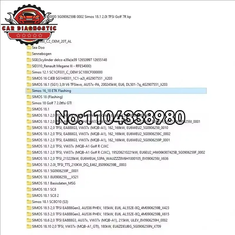 2026  HOT 93GB WINOLS DAMOS Big Archive Damos Mappacks for Winols Software BIG PACK Package Chip Tuning Maps All data maps file