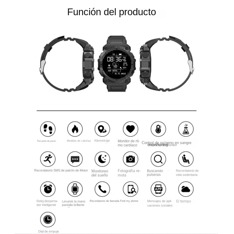 2025 جديد Smartwatch الصحة معدل ضربات القلب اتصال بلوتوث عداد الخطى الموسيقى الطقس جهاز تعقب للياقة البدنية في الهواء الطلق سوار رياضي ذكي