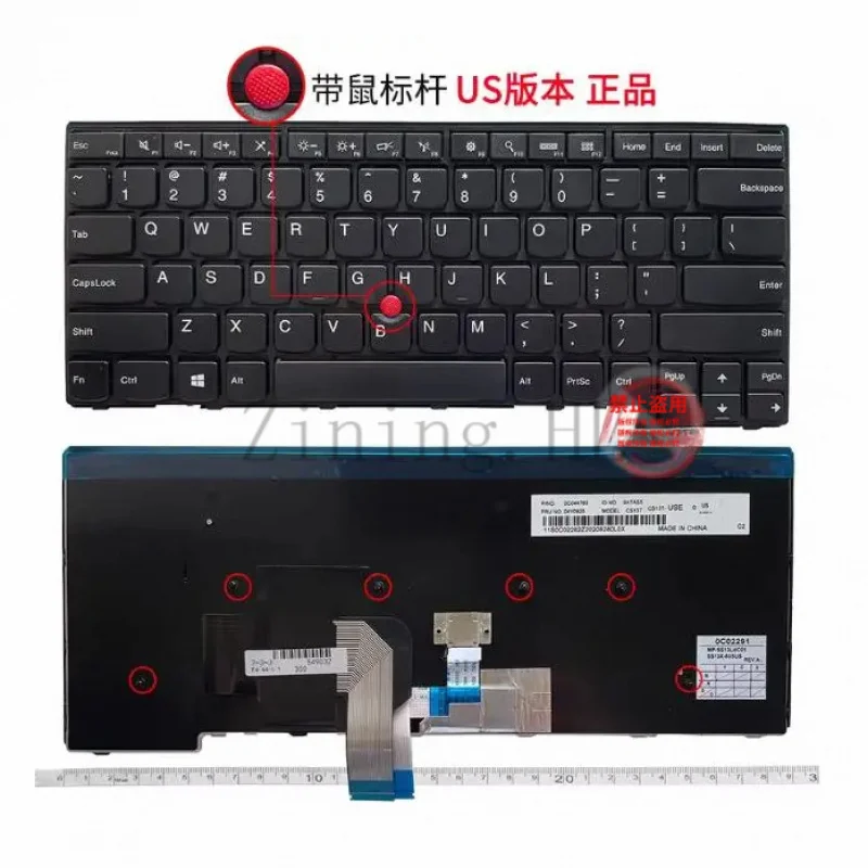 suitable for Lenovo T440/S T440P E431 T431S E440 L440 L470 T460 keyboard T450