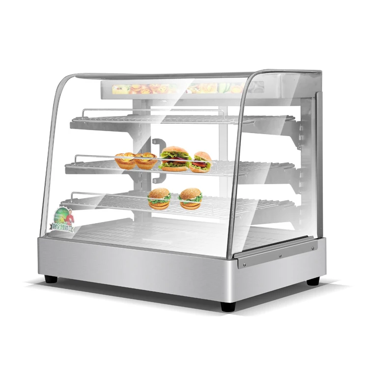 

Коммерческая нагревательная трубка из нержавеющей стали, витрина для подогрева горячих продуктов