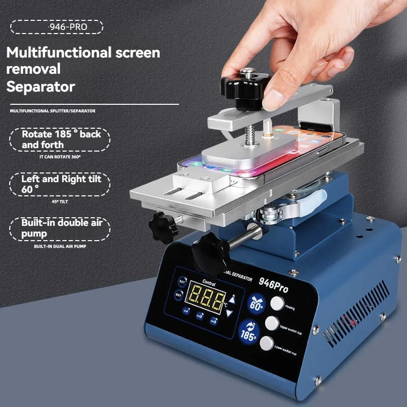 LCD Screen Separator Dual Pump Screen Separator Curved Screen Separator Glue Separator Mobile Phone Screen Changing Tool