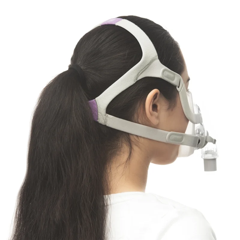 

2 упаковки головных уборов и вешалка для шланга CPAP, сменный ремешок для головного убора маски CPAP для Airfit F20