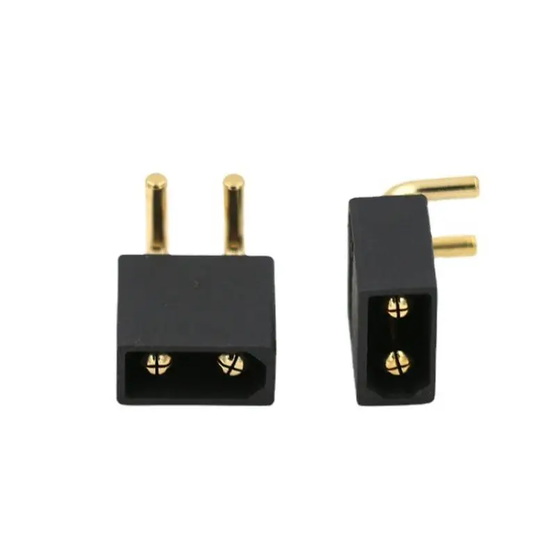 XT30PW-M36 Copper Gold-plated 2-core Soldering Foot Aviation Model Plug Connectors For PCB Boards
