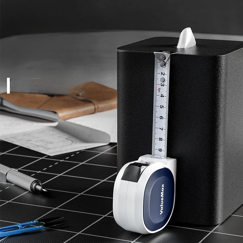 Xiaomi 5m Tape Measure Self-locking Steel Tape Portable Woodworking Measure Gauging Tools Retractable High Precision Meter Ruler