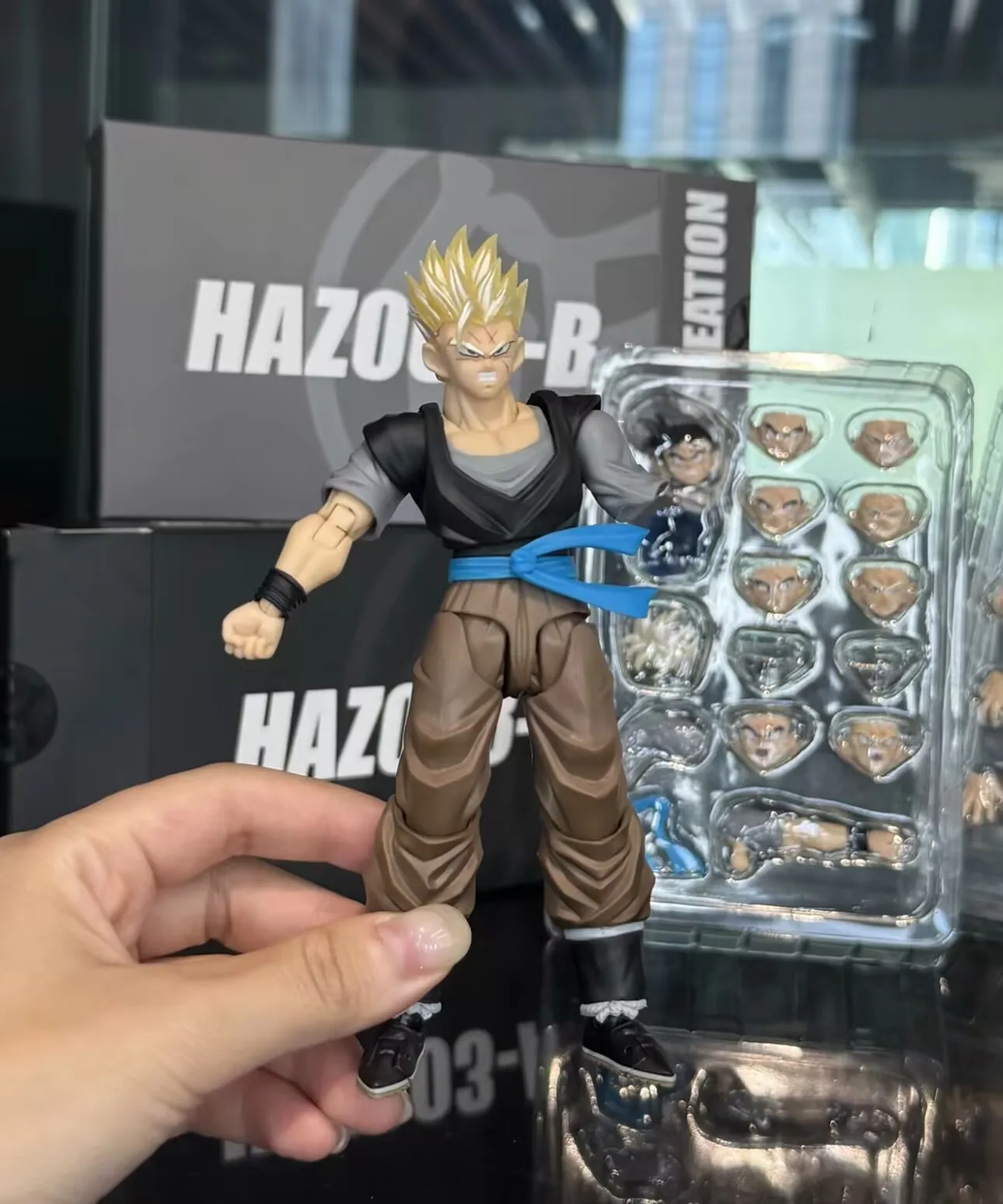 In Stock HA TOY HM AIR Studio One Armed Future Gohan Action Figure Dragon Ball Z Figure HAZ001 HAZ002 HAZ003 One Armed Future - view 6