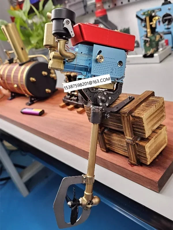 موديل محرك محاكاة اسطوانة واحدة 2 Dongfanghong رأس محرك التقطير الأوسط ، حرق الوقود غير الساكن