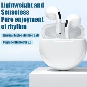 TWS Smart Touch Wireless Headset Control, Bluetooth 5.0 Kopfhörer, Ohrhörersport, Headset -Musik, Xiaomi, Huawei, Original, Pro 6 12 Hauptverkäufe Bluetooth -Headset mit Geräuschunterdrückung - №4