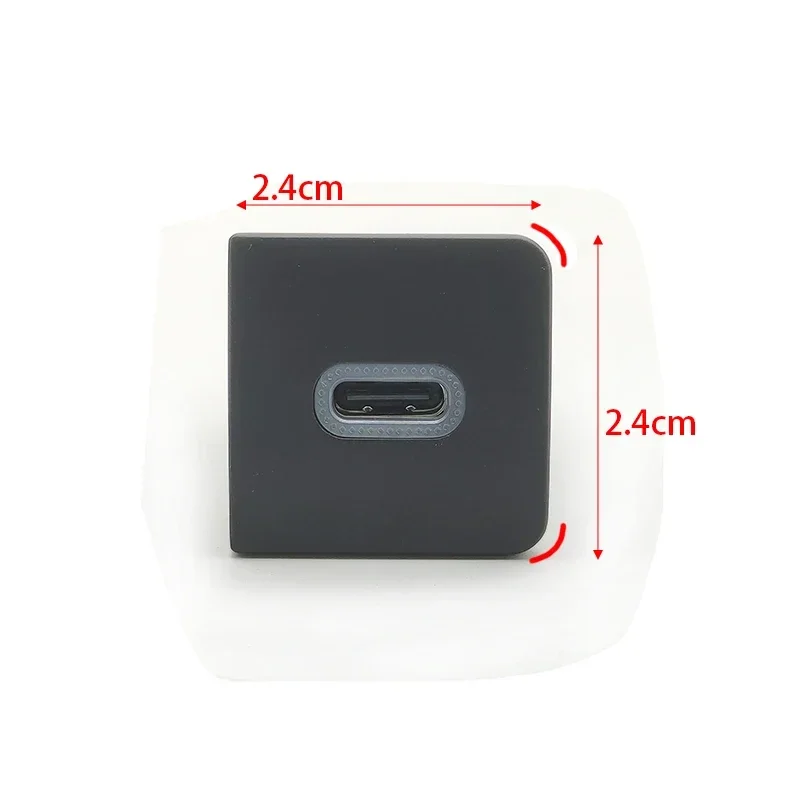 1PC Car Type-C Quick Charger QC3.0 USB Interface Socket Fast Charging Power Adapter Switch for VW Golf 6 MK6