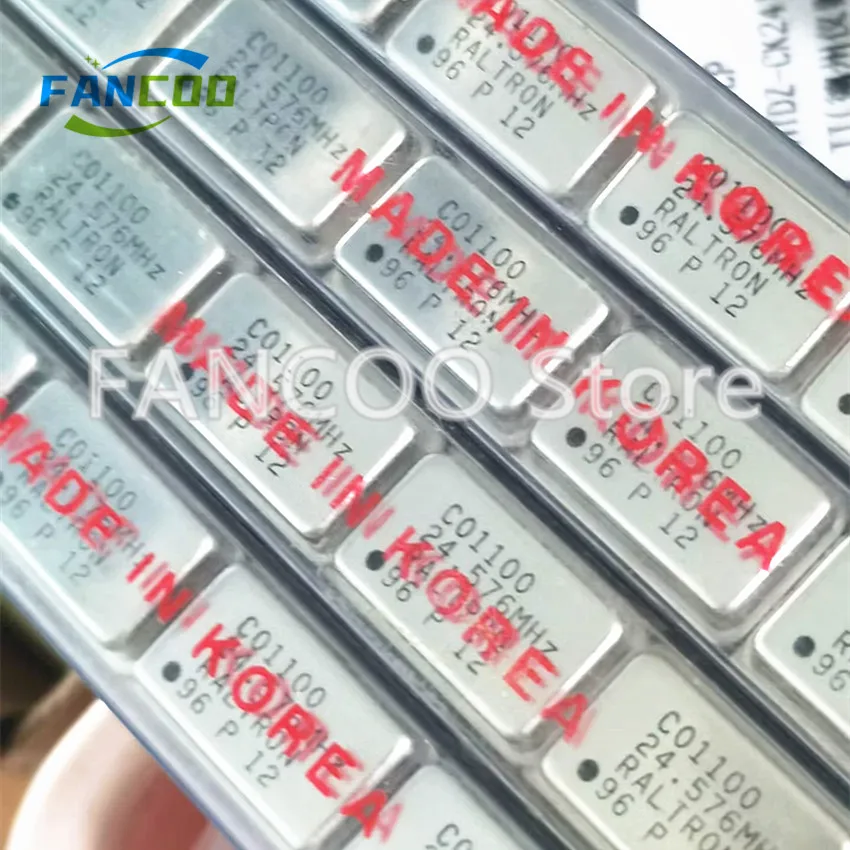 5pcs 24.576M 24.576MHZ 24.576 Crystal Oscillator Active OSC DIP-4 Rectangle Full Size 3.3V 5V