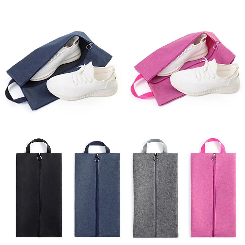 Multicolor Travel Shoes Bag Multi Purpose with Zipper Shoes Storage Bag Dust-Proof Wall Hanging Handbag Travel Sport Outdoor