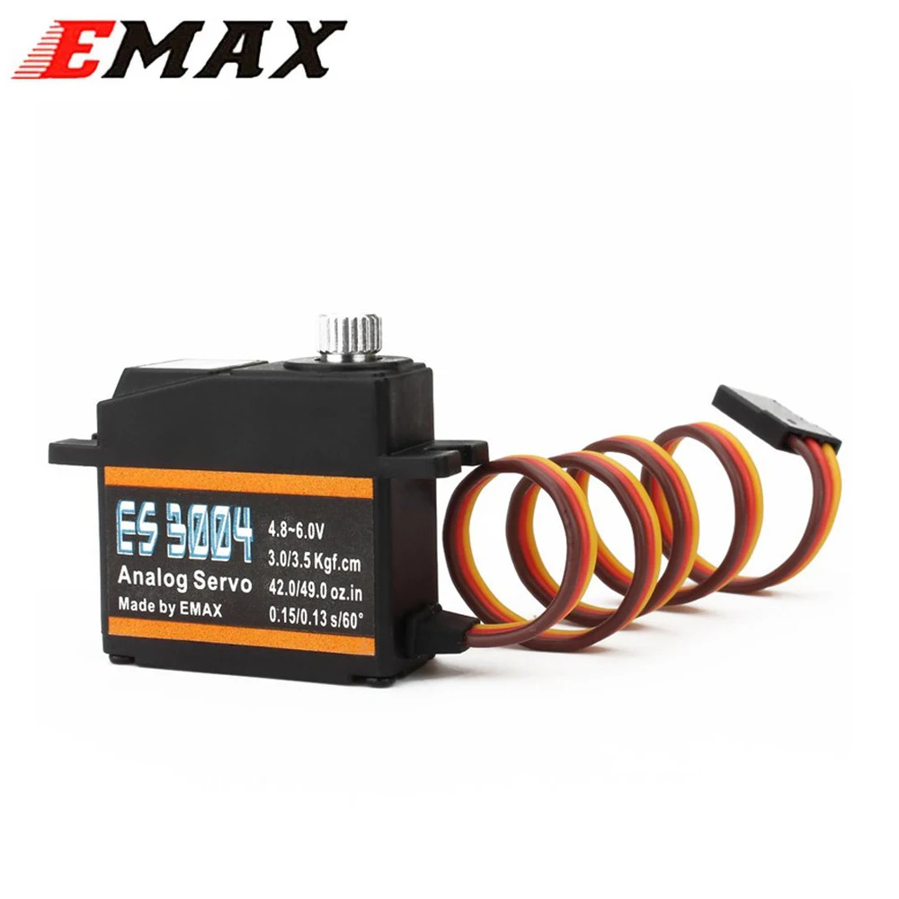 Emax ES3004 17G 3.5Kg 0.13sec 23T Metal Gear Analoge Servo Voor Rc Vliegtuig ES3104 Upgrade