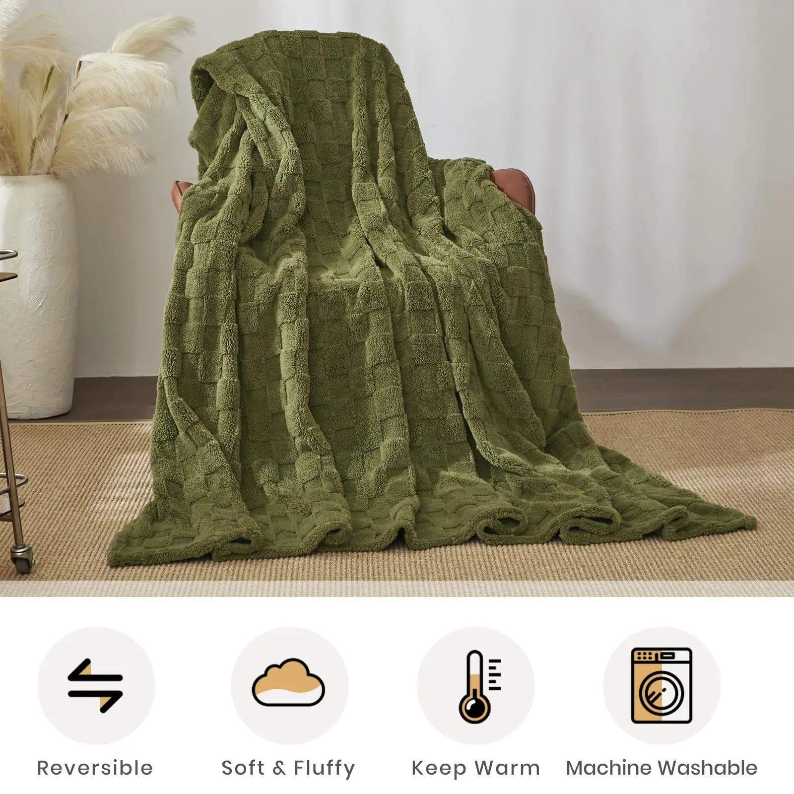 بطانية دافق جيدة مع نمط منقوش ، بطانية يوم دافئة ومريحة ، بطانية أريكة ، داخلي وخارجي ، الشتاء والخريف #2